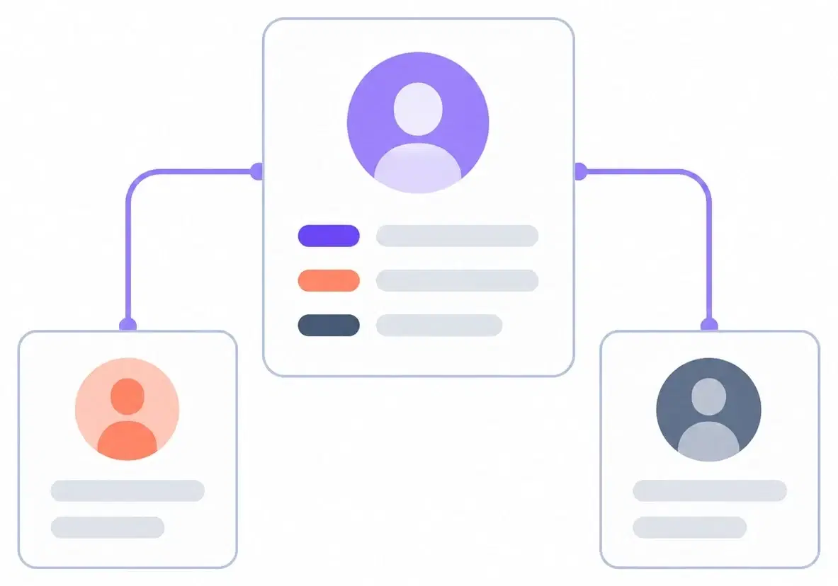 An illustrated personal profile