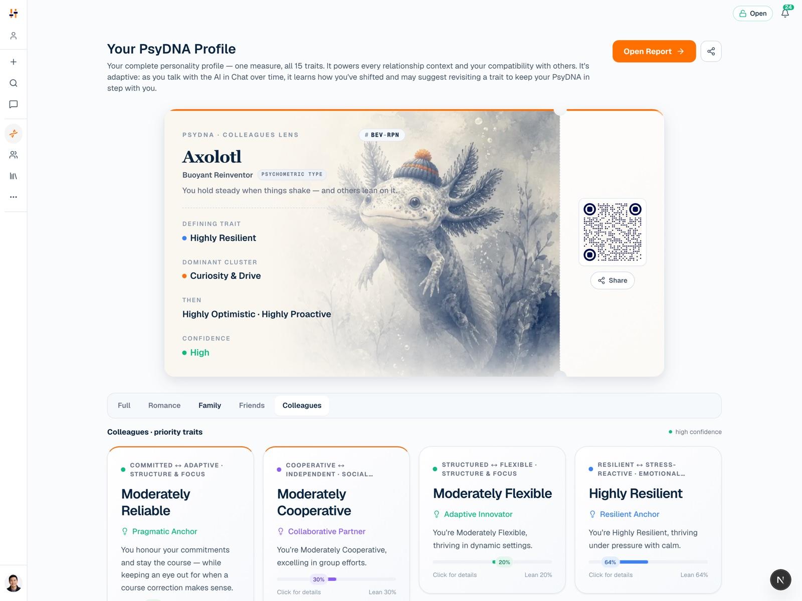 Colleagues Lens — Understand How You Work With Others | TraitTune